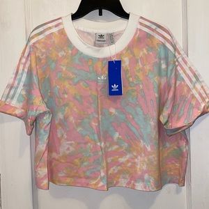 Women’s Adidas Tie Dye Crop Top- Size 2X